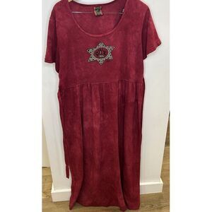 DAGOLI Vintage‎ Maxi Dress Tie Dye   Graphic Celebrating the woman for Dagoli